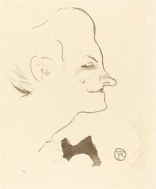 Yvette Guilbert, 1893. Creator: Henri de Toulouse-Lautrec