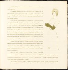 Yvette Guilbert, 1894. Creator: Henri de Toulouse-Lautrec