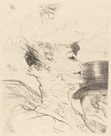 Yvette Guilbert?, 1896. Creator: Henri de Toulouse-Lautrec