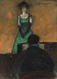 Yvette Guilbert, ca 1895-1900. Creator: Lempereur, Edmond (1876-1909)