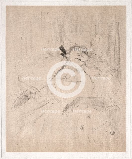 Yvette Guilbert: Chanson Ancienne, 1898. Creator: Henri de Toulouse-Lautrec (French, 1864-1901).