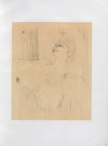 Yvette Guilbert-English Series: Menilmontant de Bruant, 1898. Creator: Henri de Toulouse-Lautrec (French, 1864-1901)