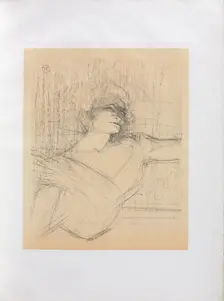 Yvette Guilbert-English Series: Dans la glu, 1898. Creator: Henri de Toulouse-Lautrec (French, 1864-1901)