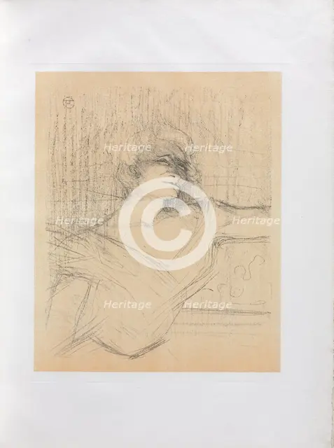 Yvette Guilbert-English Series: Dans la glu, 1898. Creator: Henri de Toulouse-Lautrec (French, 1864-1901).