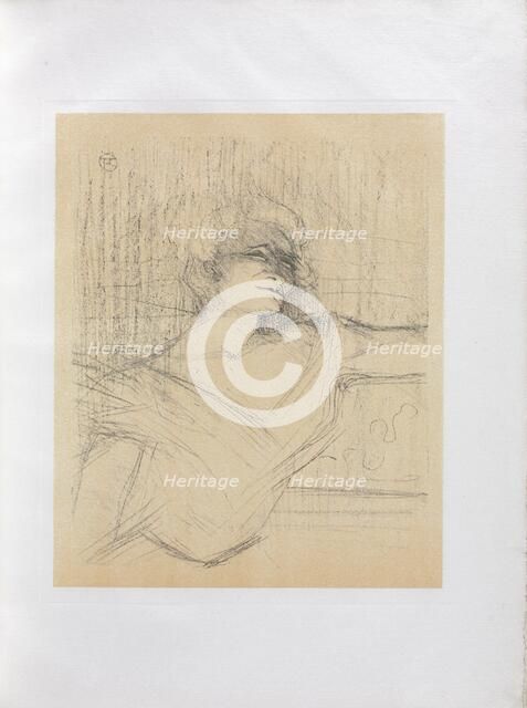 Yvette Guilbert-English Series: Dans la glu, 1898. Creator: Henri de Toulouse-Lautrec (French, 1864-1901).