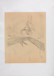 Yvette Guilbert-English Series: Linger Longer Loo, 1898. Creator: Henri de Toulouse-Lautrec (French, 1864-1901)