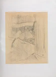 Yvette Guilbert-English Series: Saluant le public, 1898. Creator: Henri de Toulouse-Lautrec (French, 1864-1901)