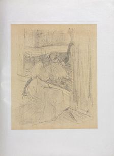 Yvette Guilbert-English Series: Saluant le public, 1898. Creator: Henri de Toulouse-Lautrec (French, 1864-1901)