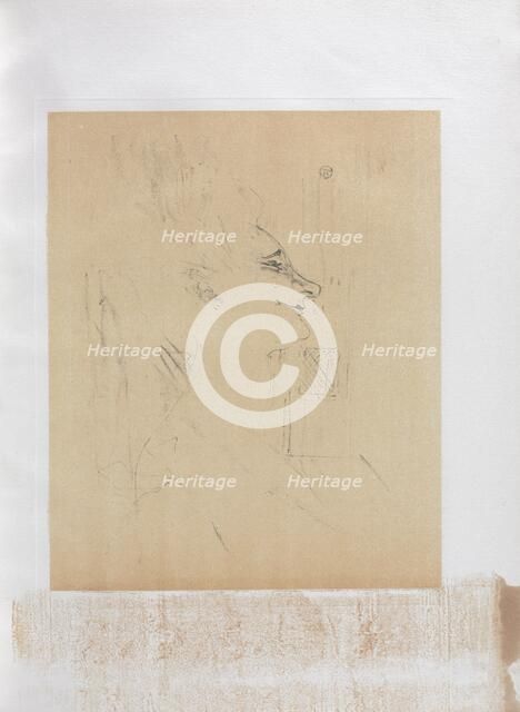 Yvette Guilbert-English Series: Soularde, 1898. Creator: Henri de Toulouse-Lautrec (French, 1864-1901).