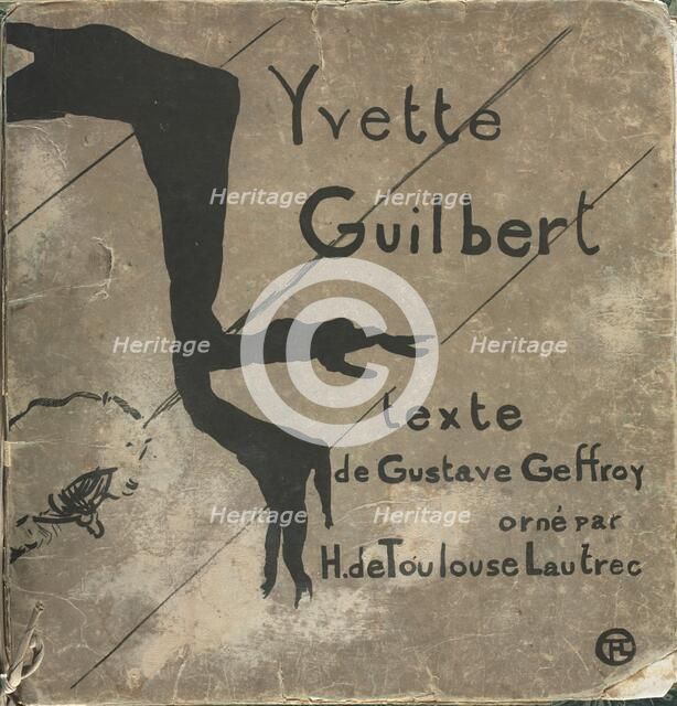 Yvette Guilbert-French Series: Cover, 1894. Creator: Henri de Toulouse-Lautrec (French, 1864-1901).