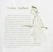 Yvette Guilbert-French Series: No. 1, 1894. Creator: Henri de Toulouse-Lautrec (French, 1864-1901)