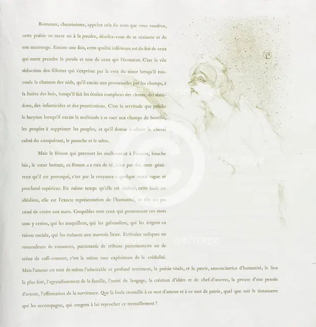 Yvette Guilbert-French Series: No. 12, 1894. Creator: Henri de Toulouse-Lautrec (French, 1864-1901).