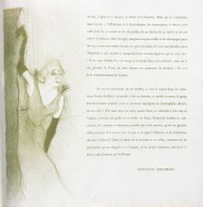 Yvette Guilbert-French Series: No. 16, 1894. Creator: Henri de Toulouse-Lautrec (French, 1864-1901)