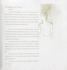 Yvette Guilbert-French Series: No. 9, 1894. Creator: Henri de Toulouse-Lautrec (French, 1864-1901)