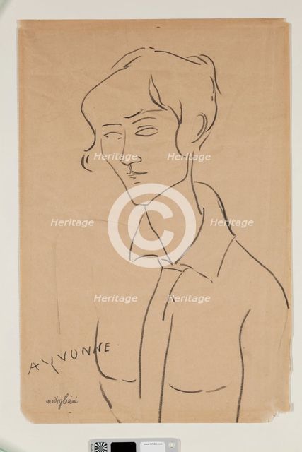 Yvonne, 1918. Creator: Amadeo Modigliani.
