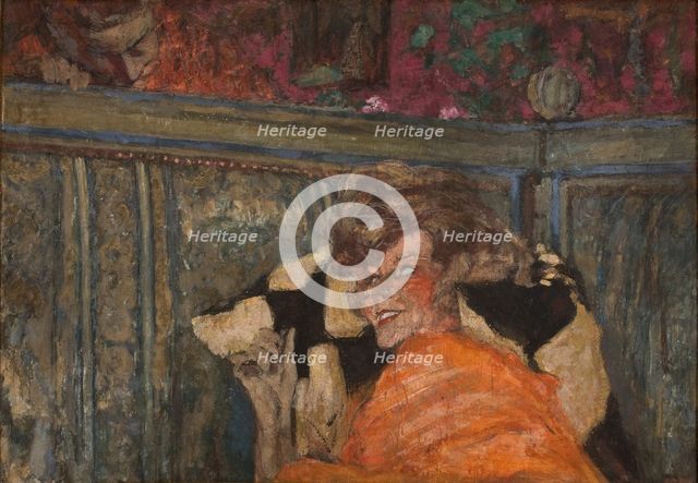 Yvonne Printemps and Sacha Guitry, c1917. Creator: Vuillard, Édouard (1868-1940).