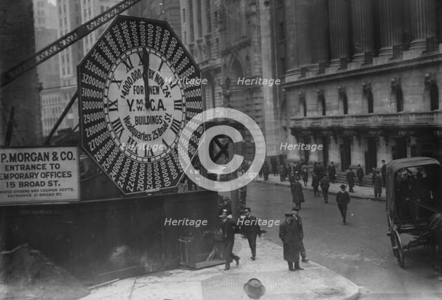Y.W.C.A. Clock, between c1910 and c1915. Creator: Bain News Service.