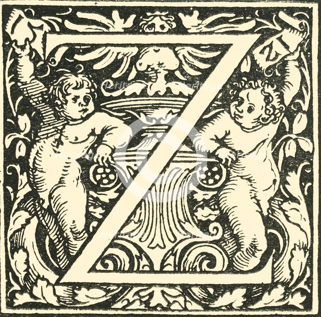 'Z - An Alphabet by Hans Weiditz', c1520-1521, (1908).  Creator: Hans Weiditz.