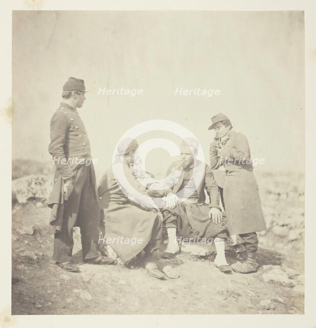 Zouaves, 1855. Creator: Roger Fenton.