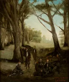 Zouaves Resting, c1863. Creator: Wladyslaw Gasecki