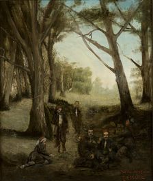 Zouaves Resting, c1863. Creator: Wladyslaw Gasecki