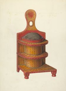 Zoar Thread Holder, c. 1938. Creator: Percival Jenner