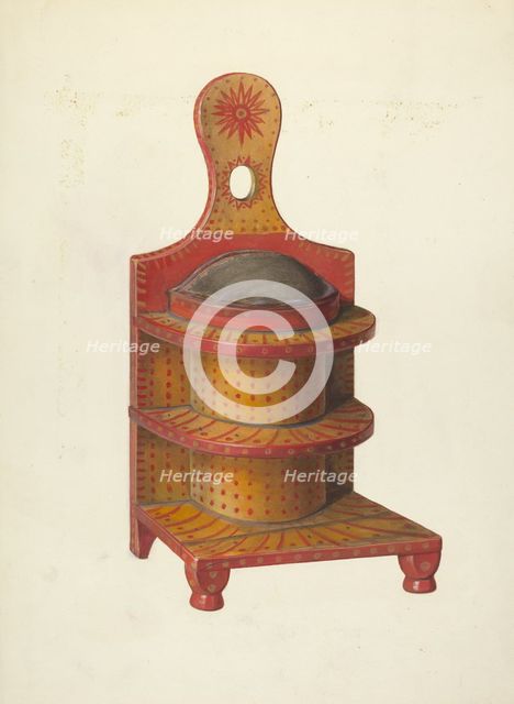 Zoar Thread Holder, c. 1938. Creator: Percival Jenner.