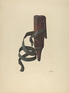 Zoar Whetstone Case, c. 1937. Creator: Jerry Guinta