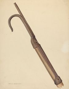 Zoar Apple Hook, c. 1937. Creator: Fritz Boehmer