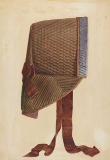 Zoar Bonnet, c. 1937. Creator: Fritz Boehmer
