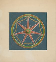 Zoar Ceiling Ornament, c. 1938. Creator: Fritz Boehmer