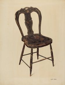 Zoar Chair, c. 1937. Creator: Angelo Bulone