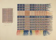Zoar Coverlet, c. 1939. Creator: Ralph Russell