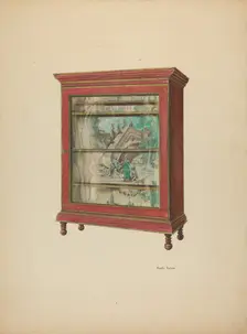 Zoar Cupboard, c. 1939. Creator: Angelo Bulone
