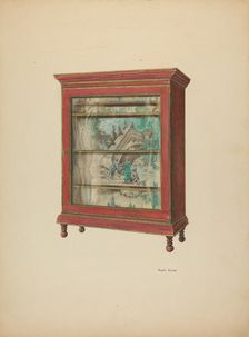 Zoar Cupboard, c. 1939. Creator: Angelo Bulone