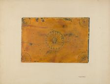 Zoar Fireplace Tile, c. 1938. Creator: Angelo Bulone