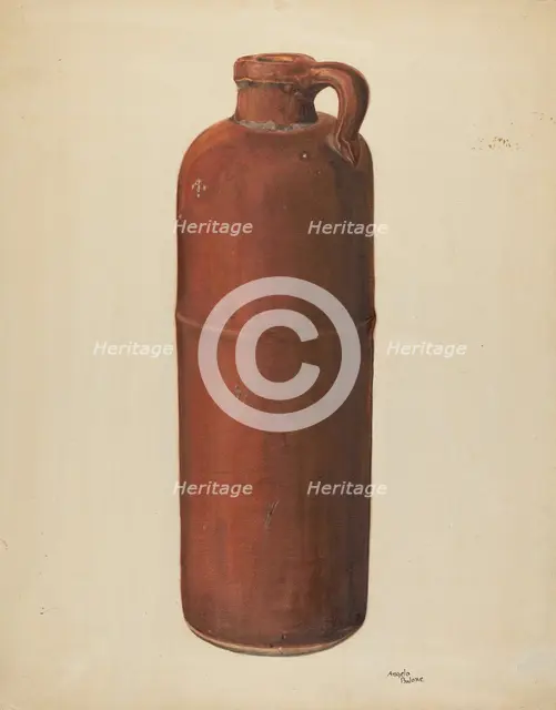 Zoar Jug, c. 1938. Creator: Angelo Bulone.