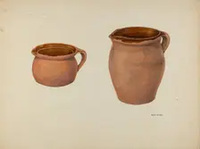 Zoar Milk Pitcher, c. 1939. Creator: Ralph Russell