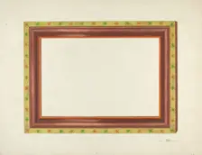 Zoar Picture Frame, c. 1937. Creator: Carol Larson