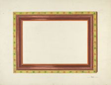 Zoar Picture Frame, c. 1937. Creator: Carol Larson