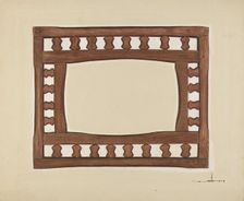 Zoar Picture Frame, c. 1937. Creator: James Drake