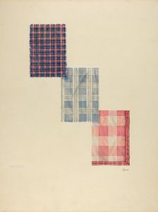 Zoar Plaids, c. 1939. Creator: Jerry Guinta