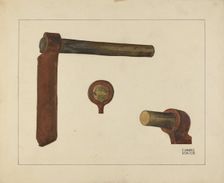 Zoar Shingle Axe, c. 1937. Creator: Clarence Horton