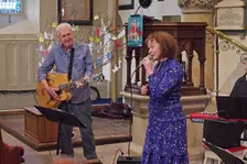 Zoe Francis and Friends, Chris Coull Promotion, St Andrew’s Church, Hove, East Sussex, 25 July 2025. Creator: Brian O'Connor