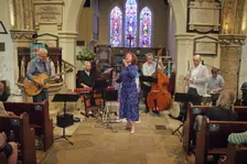 Zoe Francis and Friends, Chris Coull Promotion, St Andrew’s Church, Hove, East Sussex, 25 July 2025. Creator: Brian O'Connor