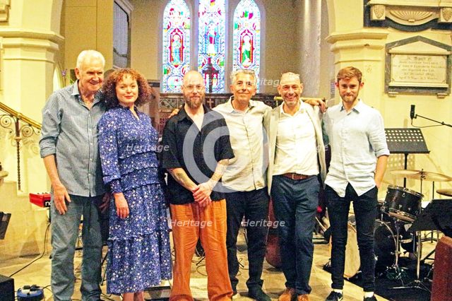 Zoe Francis and Friends, Chris Coull Promotion, St Andrew’s Church, Hove, East Sussex, 25 July 2025. Creator: Brian O'Connor.