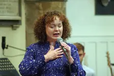 Zoe Francis, Zoe Francis and Friends, Chris Coull Promotion, St Andrew’s Church, Hove, July 2025. Creator: Brian O'Connor