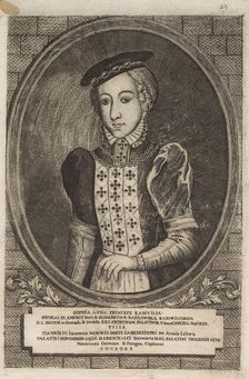 Zofia Radziwill (Monwid). From: Icones Familiae Ducalis Radivilianae, 1758