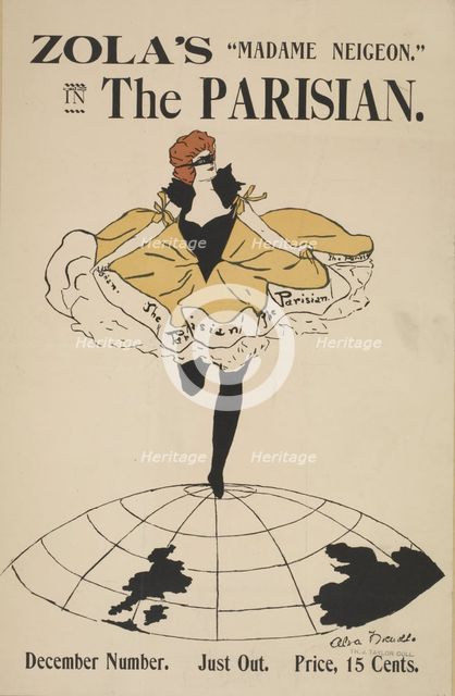 Zola's "Madame Neigeon" in the Parisian, c1896. Creator: Unknown.