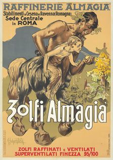 Zolfi Almagià. Creator: Hohenstein, Adolfo (1854-1928)